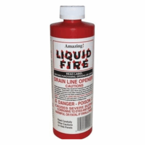 Home amazing liquid fire pipe & drain opener hair clog remover 16 oz.